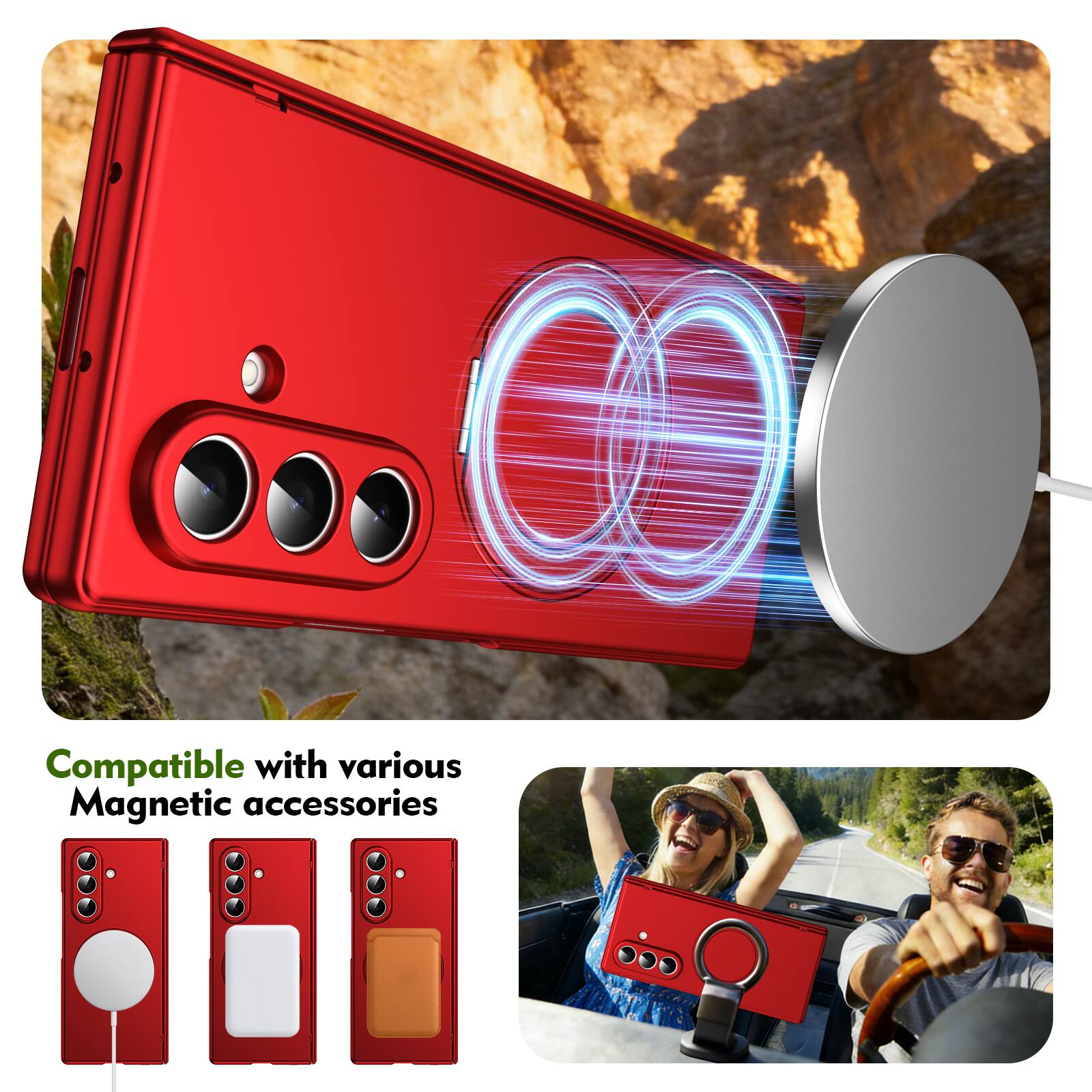 Compatible with various Magnetic accessories