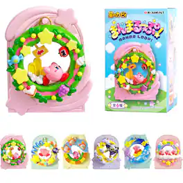Hamee - RE-MENT Kirby Blind Box Diorama Mini Collectible Figure - Terrarium Collection: - Kirby Round Loop (1 Pc)