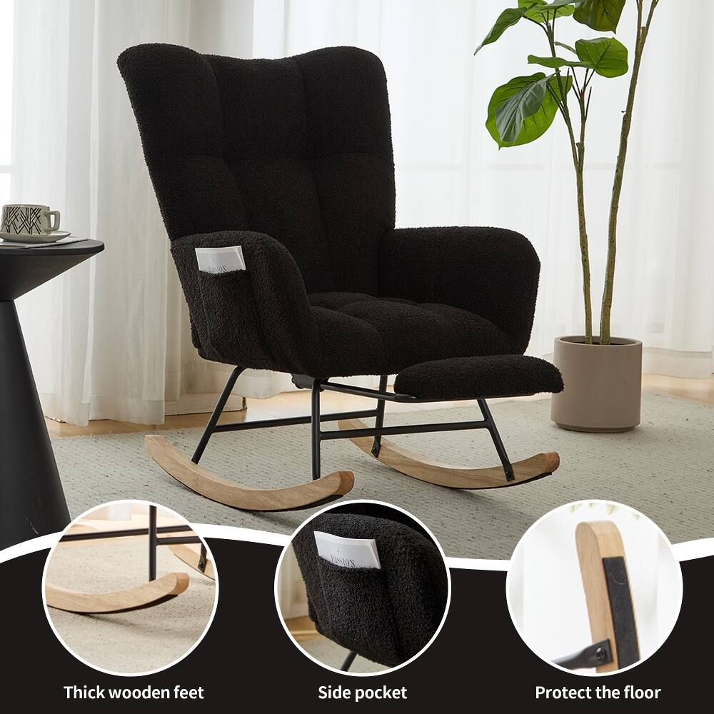 Thick wooden feet  
Side pocket  
Protect the floor