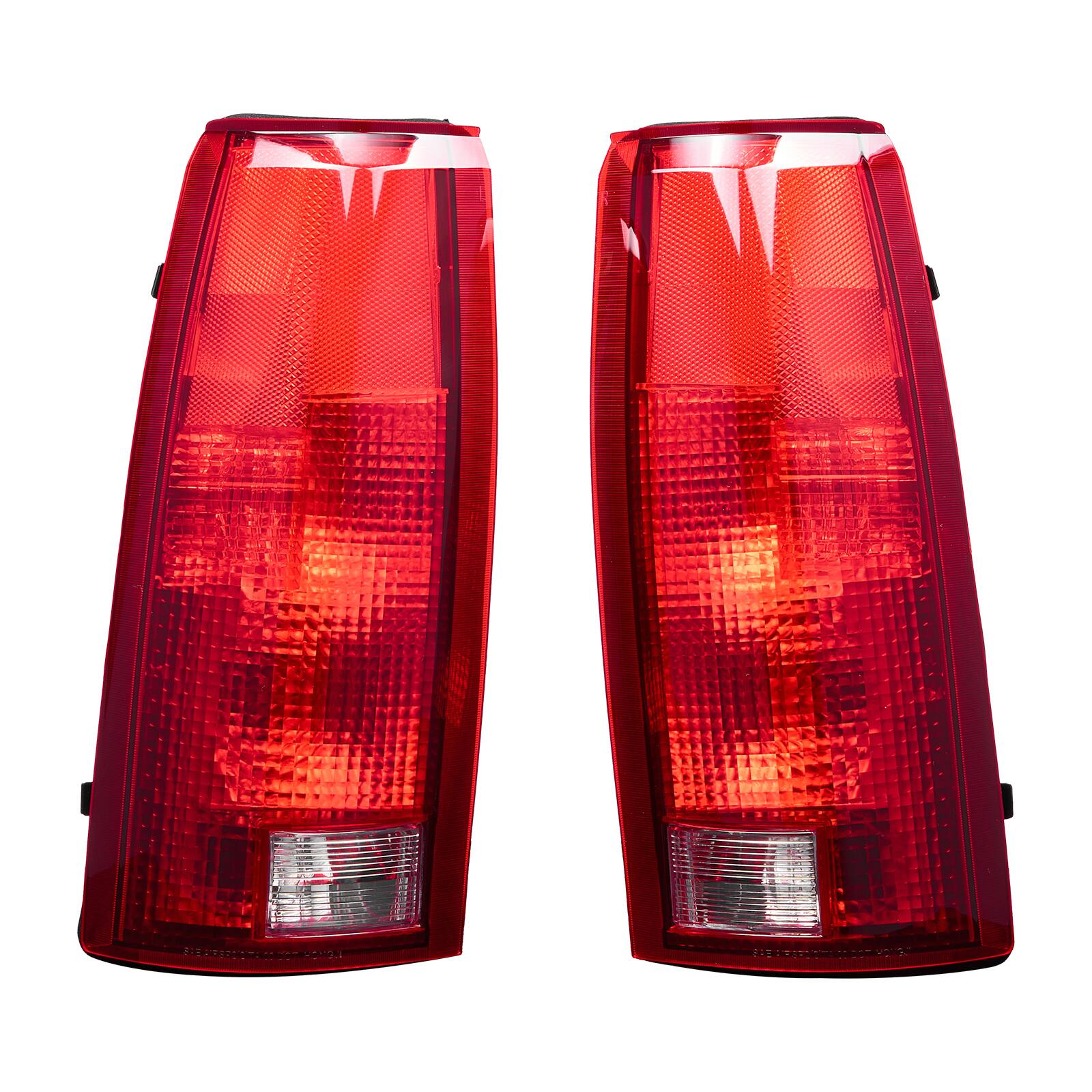 Alt View 5. VEVOR - Tail Light Assembly Compatible with 1988-1999Chevy/GMC C/K1500 2500 3500,2PCS Left&Right Side Taillight Rear Brake Lamps - Red.