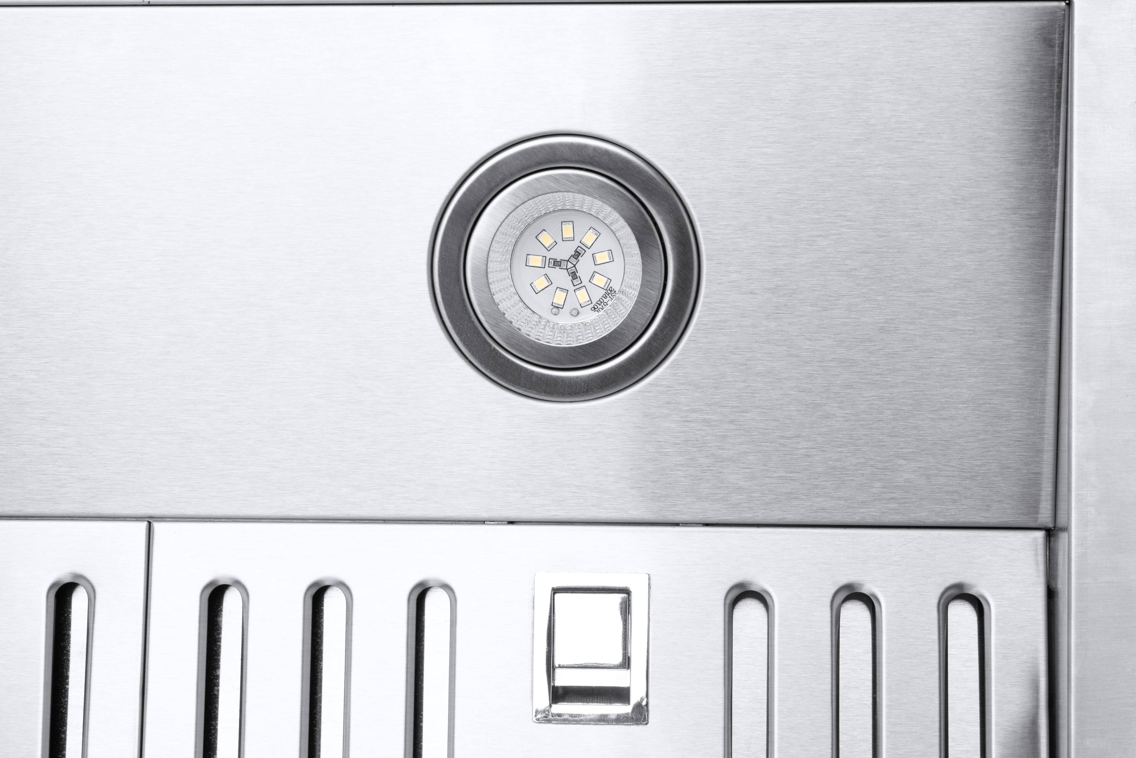 Alt View 4. Hauslane - Hauslane UC-PS10 30-in Ducted Stainless Steel Undercabinet Range Hood - Silver.