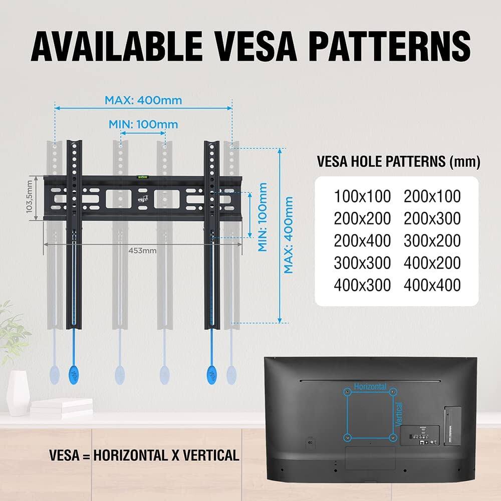 AVAILABLE VESA PATTERNS

MAX: 400mm  
MIN: 100mm

VES = HORIZONTAL X VERTICAL

VES = HORIZONTAL X VERTICAL

VES = HORIZONTAL X VERTICAL

VES = HORIZONTAL X VERTICAL

VES = HORIZONTAL X VERTICAL

VES = HORIZONTAL X VERTICAL

VES = HORIZONTAL X VERTICAL

VES = HORIZONTAL X VERTICAL

VES = HORIZONTAL X VERTICAL

VES = HORIZONTAL X VERTICAL

VES = HORIZONTAL X VERTICAL

VES = HORIZONTAL X VERTICAL

VES = HORIZONTAL X VERTICAL

VES = HORIZONTAL X VERTICAL

VES = HORIZONTAL X VERTICAL

VES = HORIZONTAL X VERTICAL

VES = HORIZONTAL X VERTICAL

VES = HORIZONTAL X VERTICAL

VES = HORIZONTAL X VERTICAL

VES = HORIZONTAL X VERTICAL

VES = HORIZONTAL X VERTICAL

VES = HORIZONTAL X VERTICAL

VES = HORIZONTAL X VERTICAL

VES = HORIZONTAL X VERTICAL

VES = HORIZONTAL X VERTICAL

VES = HORIZONTAL X VERTICAL

VES = HORIZONTAL X VERTICAL

VES = HORIZONTAL X VERTICAL

VES = HORIZONTAL X VERTICAL

VES = HORIZONTAL X VERTICAL

VES = HORIZONTAL X VERTICAL

VES = HORIZONTAL X VERTICAL

VES = HORIZONTAL X VERTICAL

VES = HORIZONTAL X VERTICAL

VES = HORIZONTAL X VERTICAL

VES = HORIZONTAL X VERTICAL

VES = HORIZONTAL X VERTICAL

VES = HORIZONTAL X VERTICAL

VES = HORIZONTAL X VERTICAL

VES = HORIZONTAL X VERTICAL

VES = HORIZONTAL X VERTICAL

VES = HORIZONTAL X VERTICAL

VES = HORIZONTAL X VERTICAL

VES = HORIZONTAL X VERTICAL

VES = HORIZONTAL X VERTICAL

VES = HORIZONTAL X VERTICAL

VES = HORIZONTAL X VERTICAL

VES = HORIZONTAL X VERTICAL

VES = HORIZONTAL X VERTICAL

VES = HORIZONTAL X VERTICAL

VES = HORIZONTAL X VERTICAL

VES = HORIZONTAL X VERTICAL

VES = HORIZONTAL X VERTICAL

VES = HORIZONTAL X VERTICAL

VES = HORIZONTAL X VERTICAL

VES = HORIZONTAL X VERTICAL

VES = HORIZONTAL X VERTICAL

VES = HORIZONTAL X VERTICAL

VES = HORIZONTAL X VERTICAL

VES = HORIZONTAL X VERTICAL

VES = HORIZONTAL X VERTICAL

VES