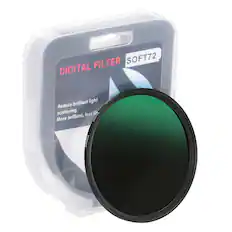 FILTER SOFT72 DIGITAL
Reduce brilliant light scattering
More brilliant, less flares
72mm