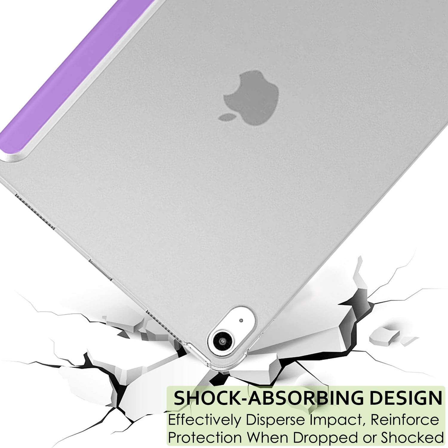 SHOCK-ABSORBING DESIGN  
Effectively Disperse Impact, Reinforce Protection When Dropped or Shocked