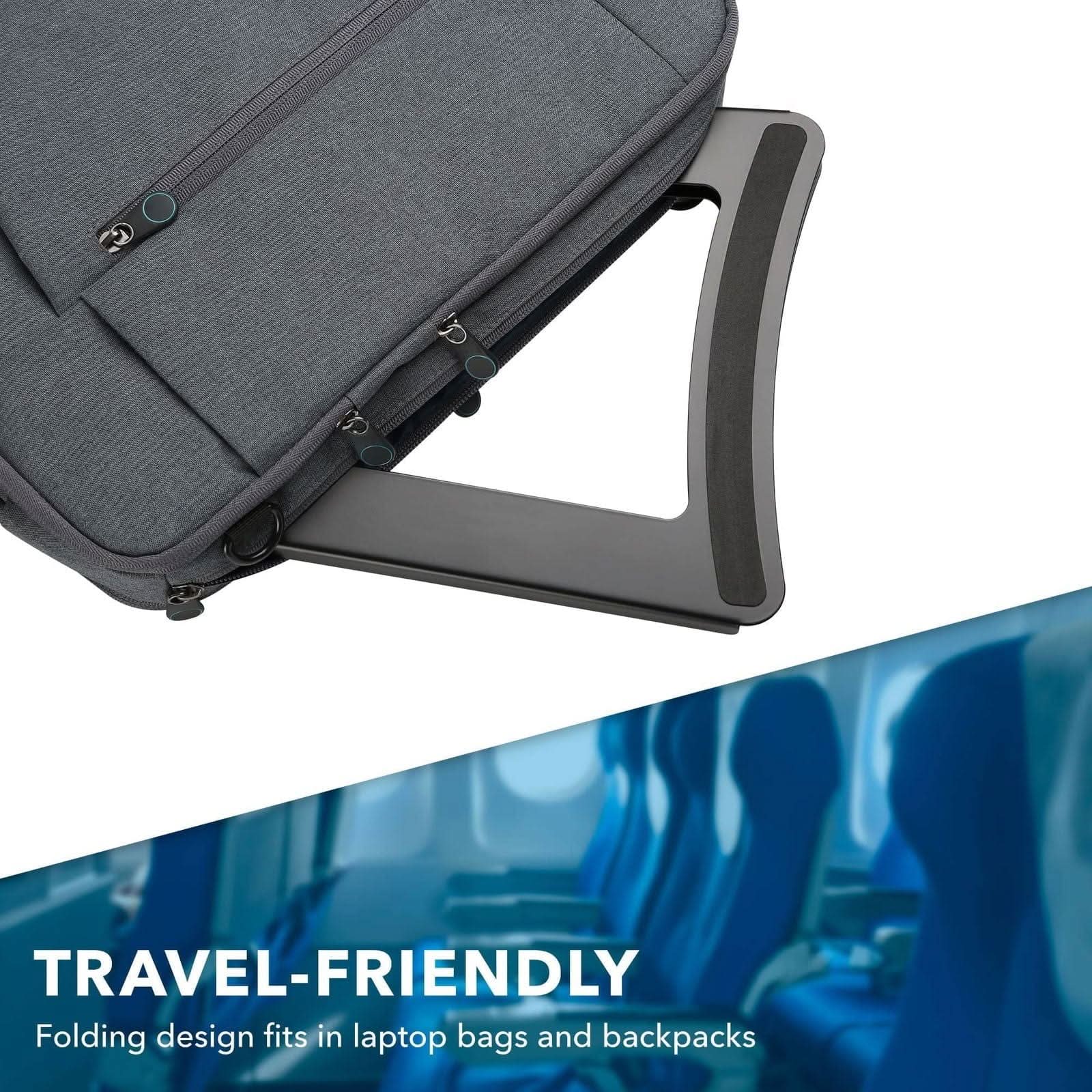 1 TRAVEL-FRIENDLY Folding design fits in laptop bags and backpacks