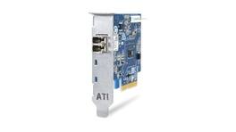 Allied Telesis - AT-DNC10LC-901 10Gigabit Ethernet Card - PCI Express x4 - 1 Port - Optical Fiber - 10GBase-X - Plug-in Card - TAA Compli - Blue; Silver