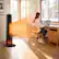 Alt View 7. Etust - Etust 1500W Tower Space Heater with Flame Effect, Fast Ceramic Heating, 24.6" Indoor Portable Heater - Black.