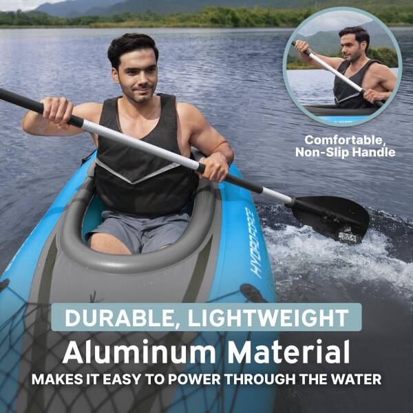 Comfortable, Non-Slip Handle

DURABLE, LIGHTWEIGHT Aluminum Material

MAKES IT EASY TO POWER THROUGH THE WATER
