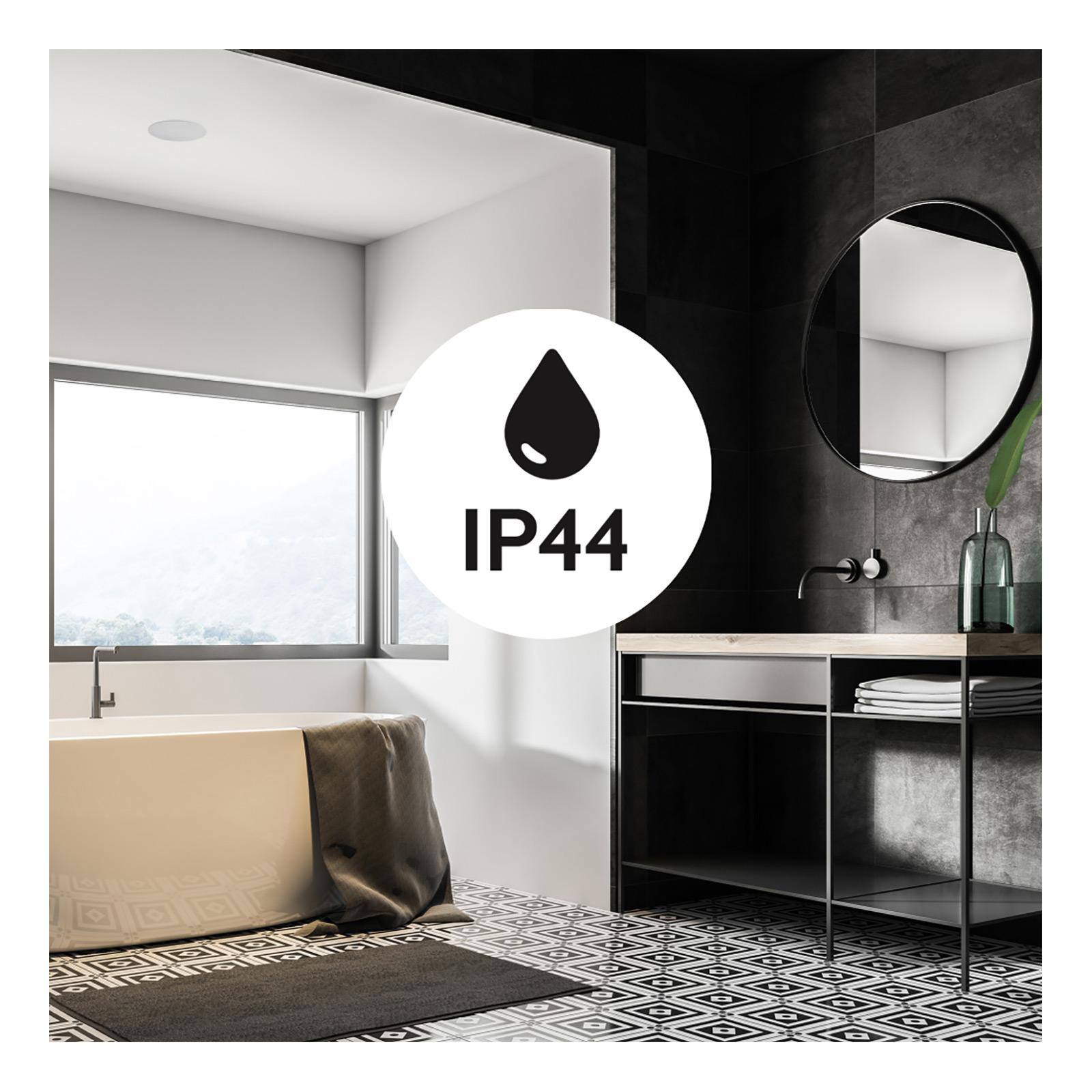 Alt View 3. Lithe Audio - 4 In. Passive Ceiling Speaker (Single) - Black.