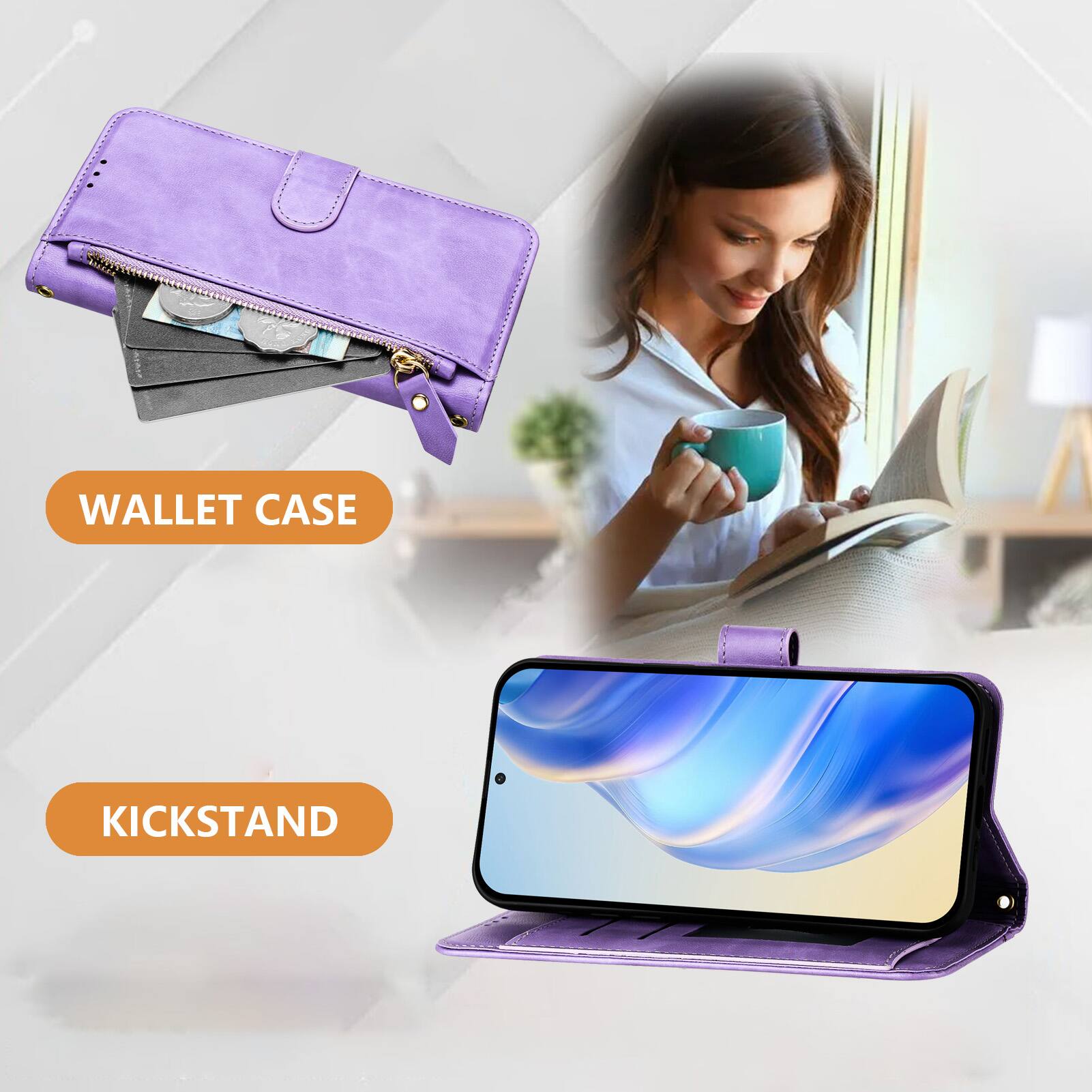 WALLET CASE  
KICKSTAND