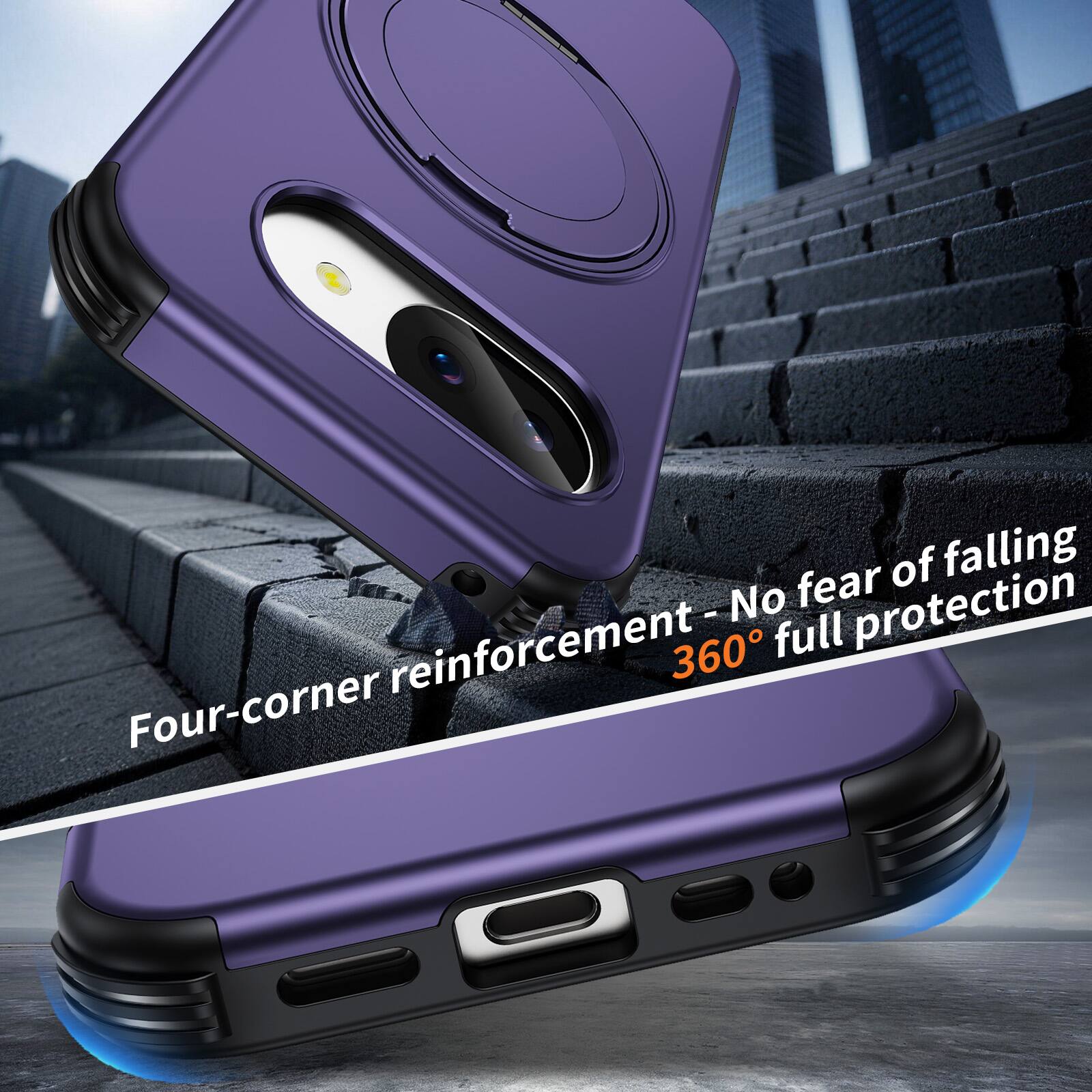 Four-corner reinforcement - No fear of falling 360° full protection