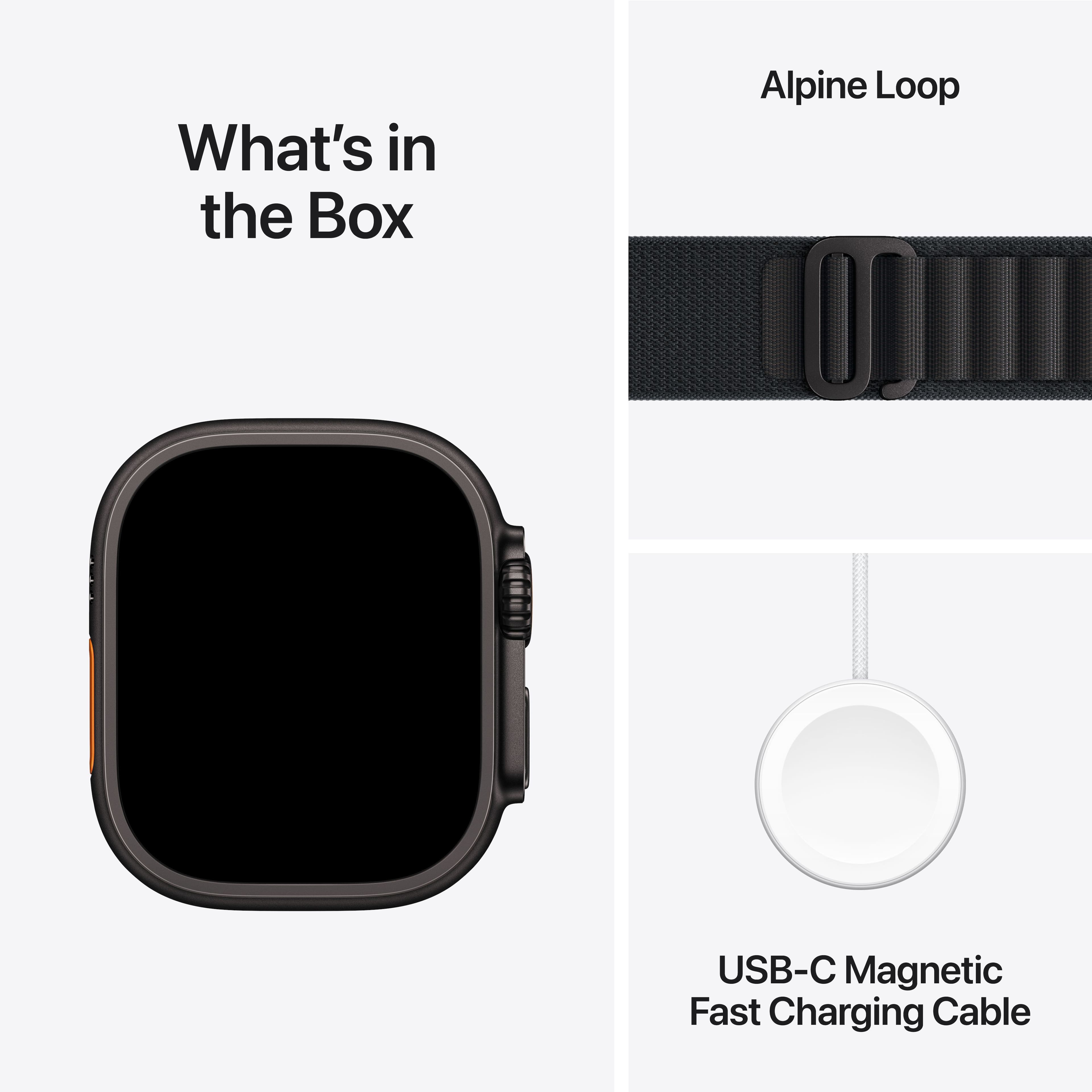 Apple Watch Ultra 3 (GPS+Cellular) 49mm Titanium Case with