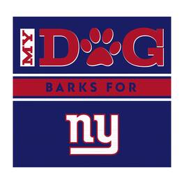 Imperial - New York Giants 10" x 10.5" Dog Barks Wall Art - Multicolor