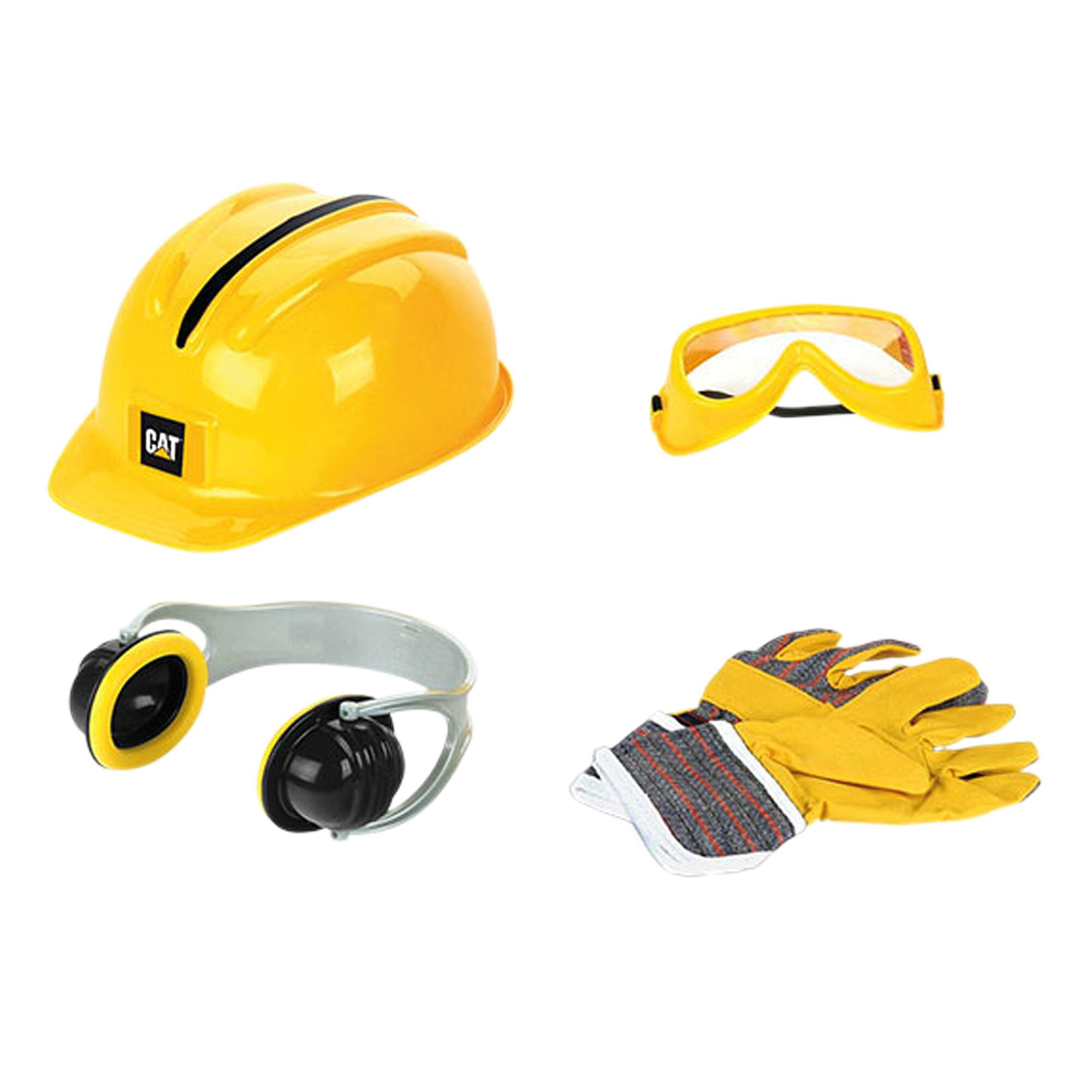Back. Klein - CAT: Construction Worker Vest - Yellow & Black - 5pc Set, Ags 3+.
