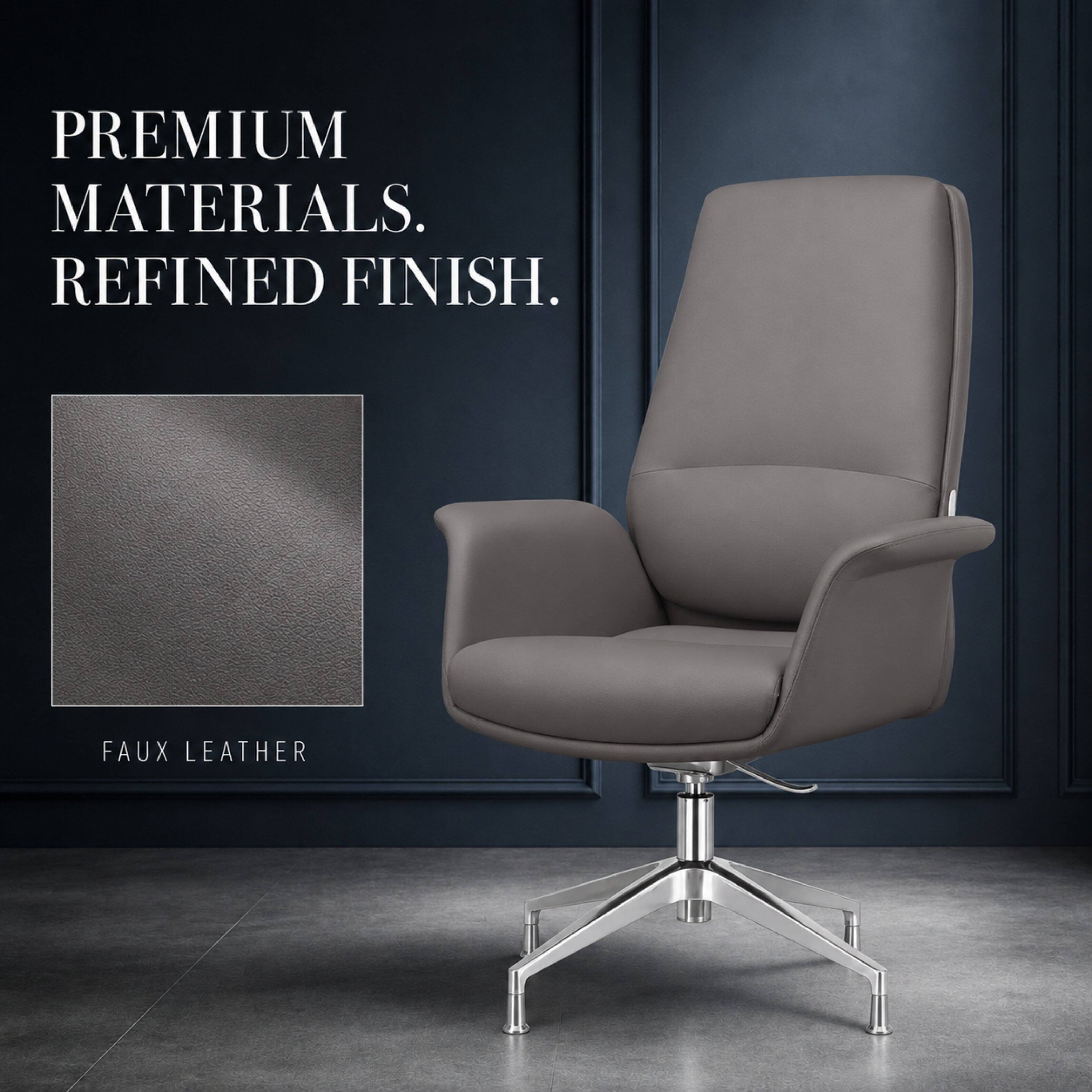 PREMIUM MATERIALS. REFINED FINISH.
FAUX LEATHER