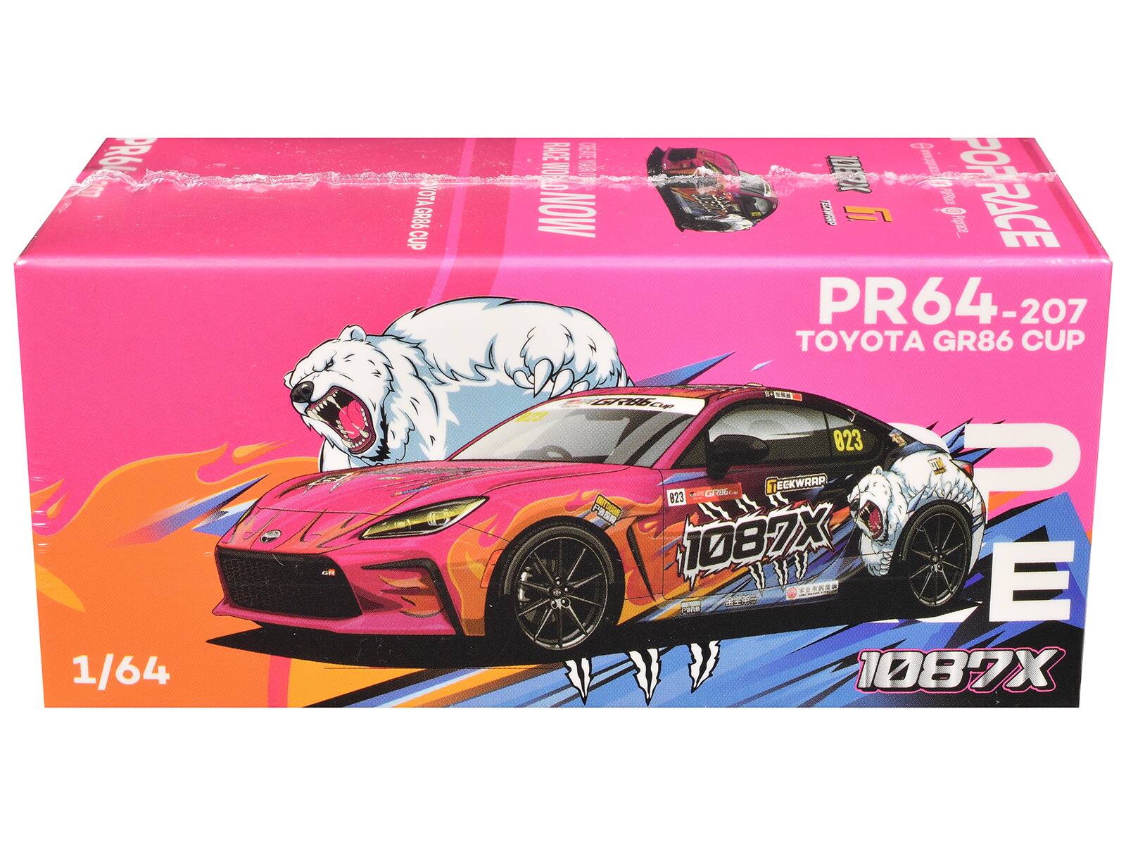 PR6 1/64 OTA GRO6 CUP SACE TEGE 2 6 MA 1 - POR BNOW I I O T RACE PR64-207 207 TOYOTA GR86 CUP 0n 0850 823 I ECKWRAP 823 Cudo Grb PG T 1087X ana DEAE E 1087X