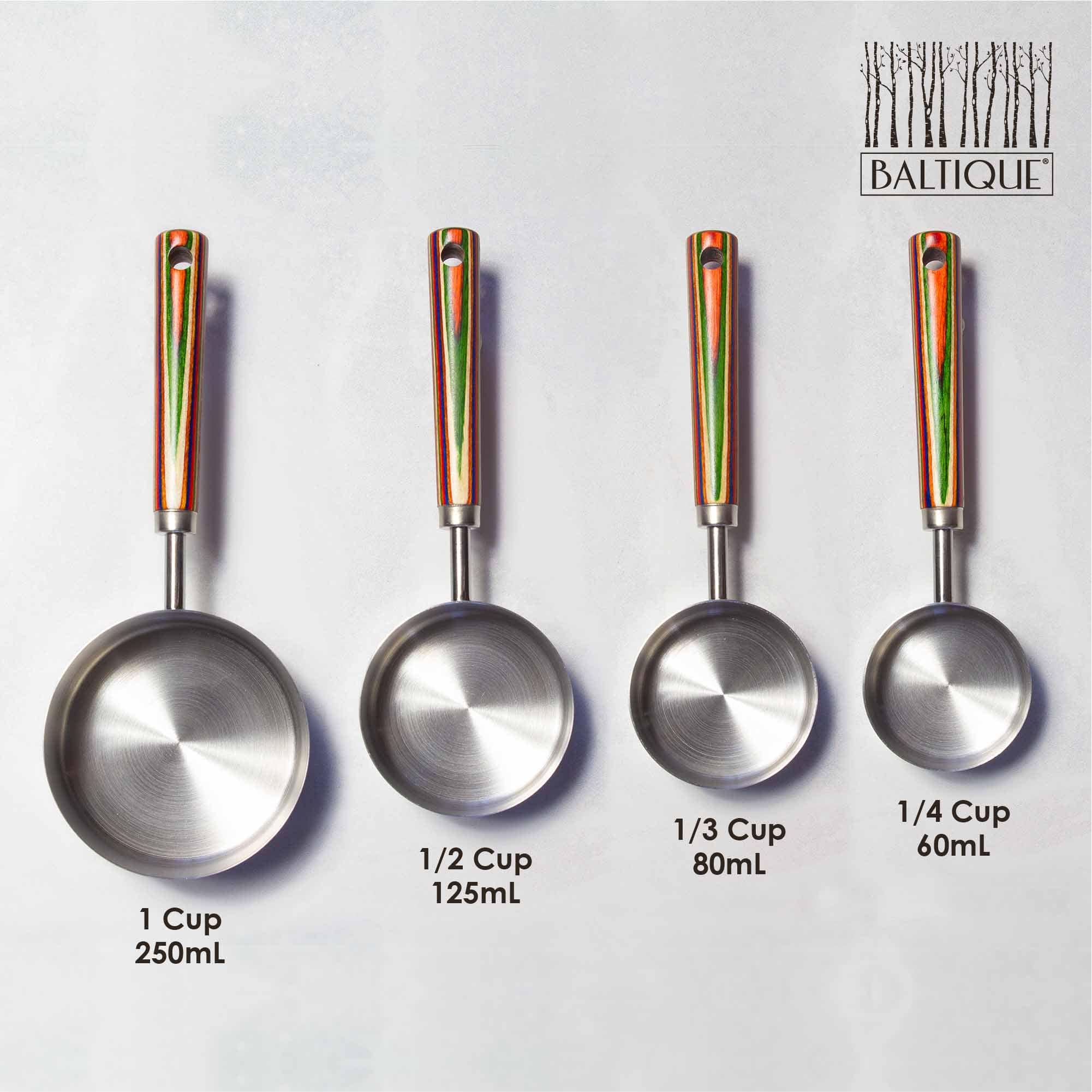 BALTIQUE

1 Cup 250mL  
1/2 Cup 125mL  
1/3 Cup 80mL  
1/4 Cup 60mL