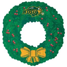Fan Creations - NDSU Bison 16'' Team Wreath Sign - Green