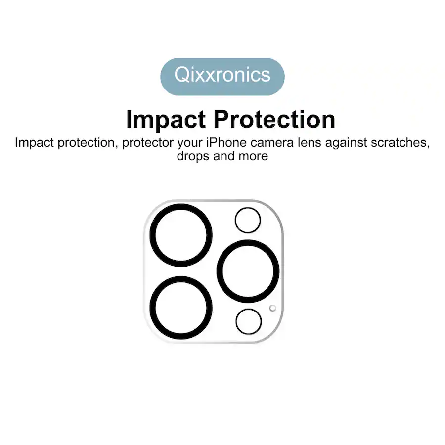 Qixxronics 2pack Camera Lens Protector for iPhone 16 Pro Camera Lens ...