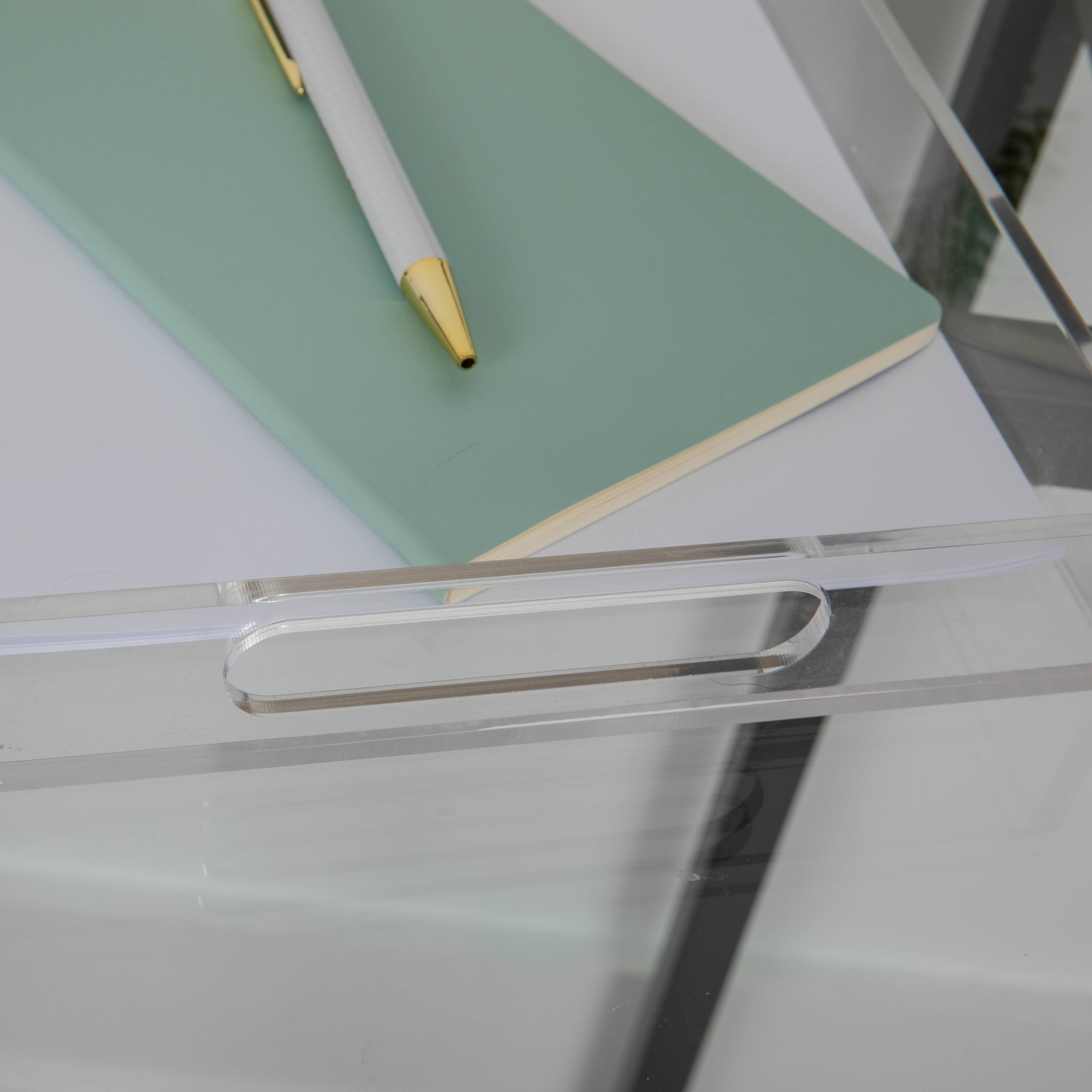 Alt View 13. Martha Stewart - Brody Acrylic Desktop Tray Organizer - Clear.