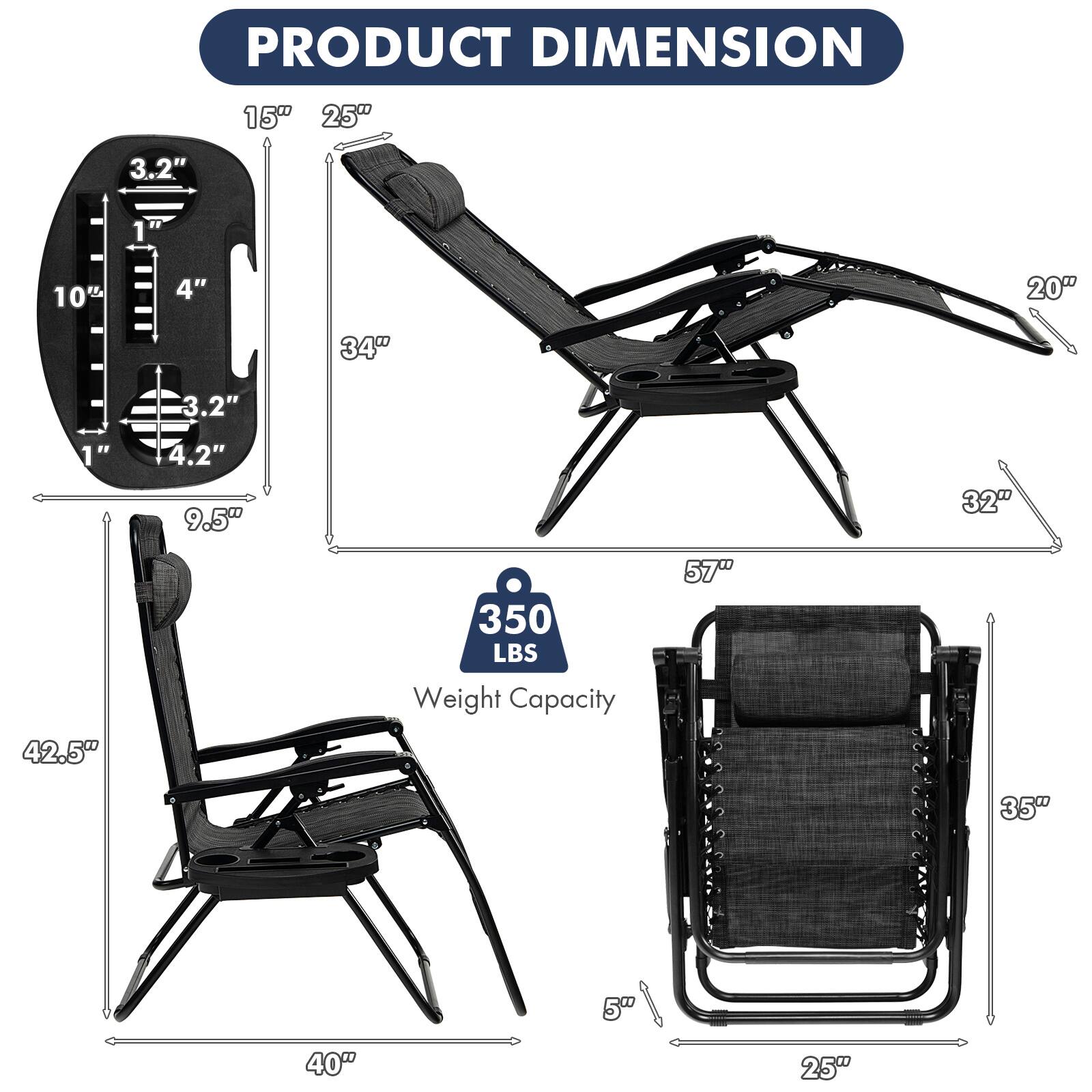 PRODUCT DIMENSION 15 25" 3.2" 1 10" 4" 20" 34" 3.2" 1" 4.2" 9.5" 32" 42.5" 350 LBS Weight Capacity 57" 35" 50 40" 25"