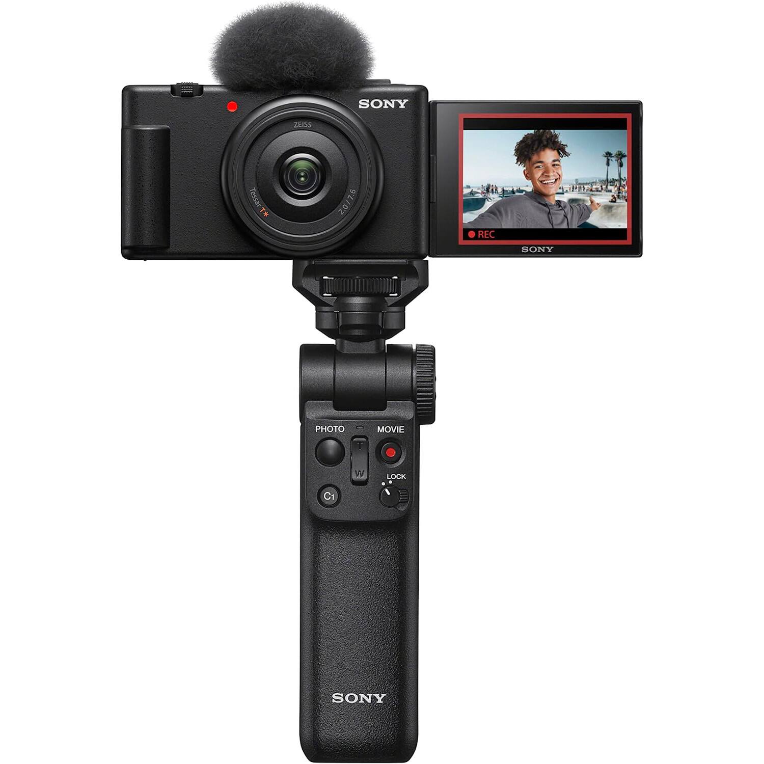 Sony ZV 1F Vlog Camera for Content Creators Vloggers +32GB Card +