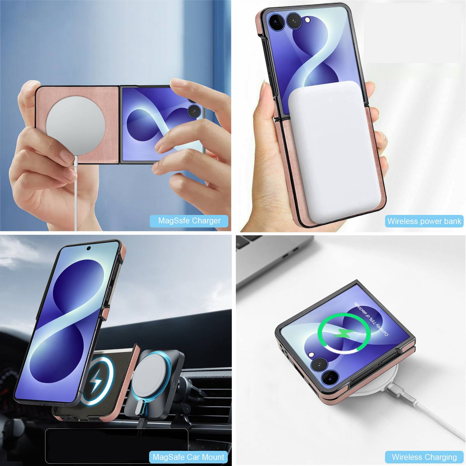 MagSsfe Charger Wireless power bank - noe F N - 1 MagSafe Car Mount Wireless Charging