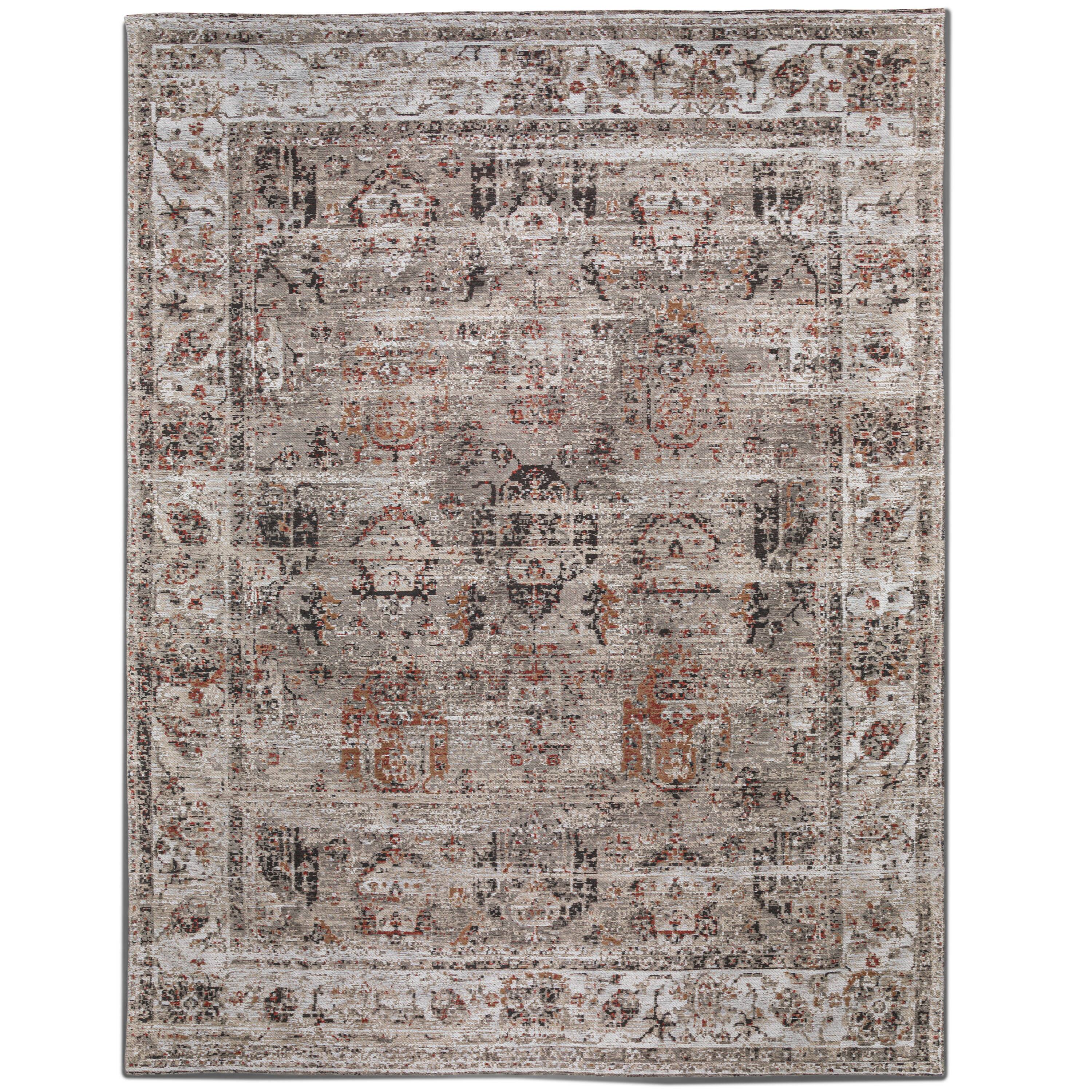 Left. Simpli Home - Dobbins 8 x 10 Area Rug - Beige, Rust.