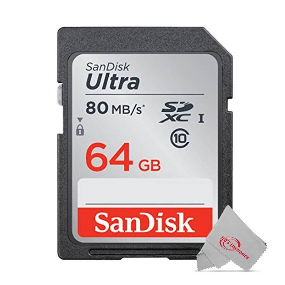 SanDisk Ultra 80 MB/s SXC I 10 64 GB SanDisk TED'S Electronics