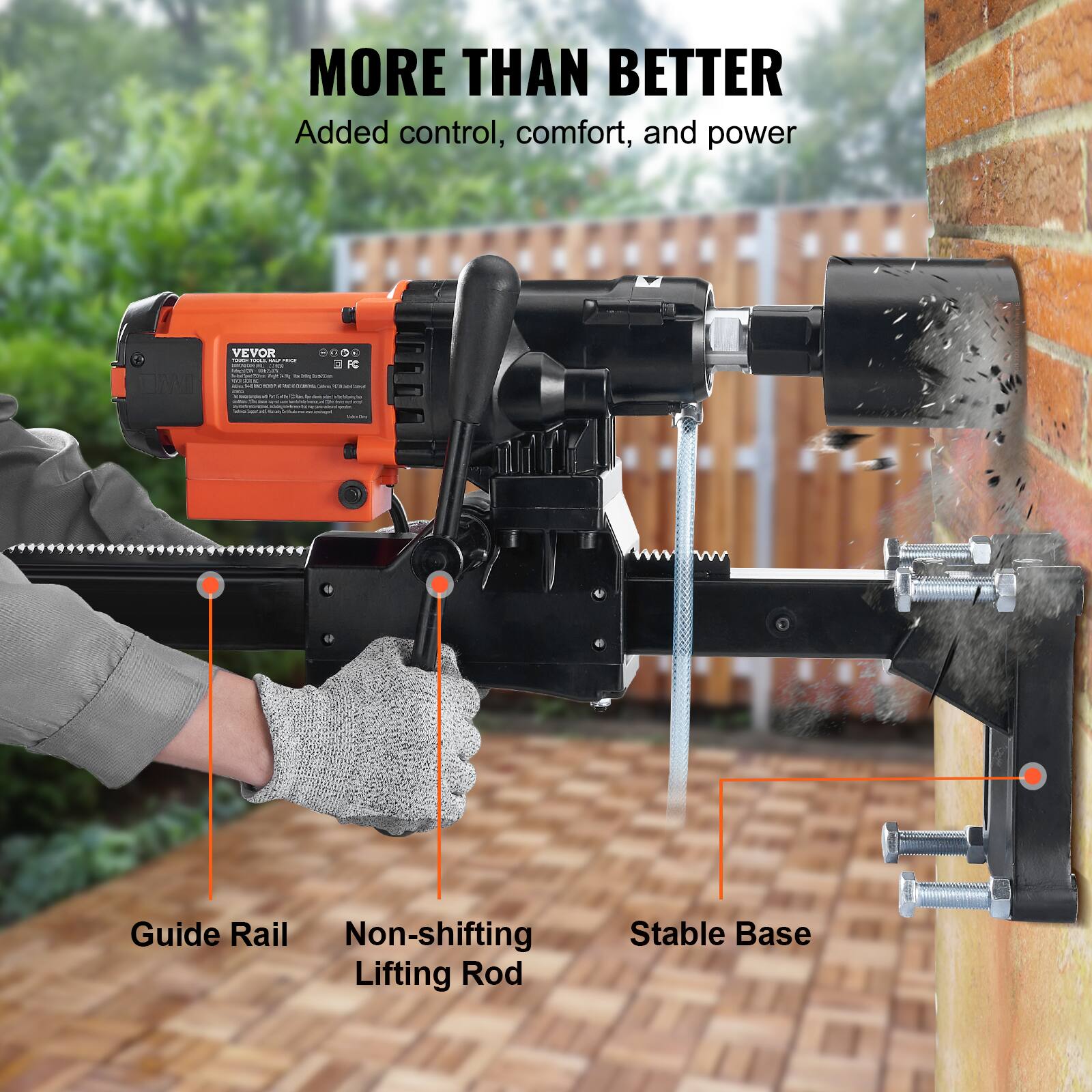 MORE THAN BETTER  
Added control, comfort, and power

VEVOR TOUCH COMICS MJ POLL ------ .. COOK  SPORT BOOKS  30g 20g 2000m 2016 STORESSED ! news - STRIEZ

Guide Rail  
Non-shifting Lifting Rod  
Stable Base