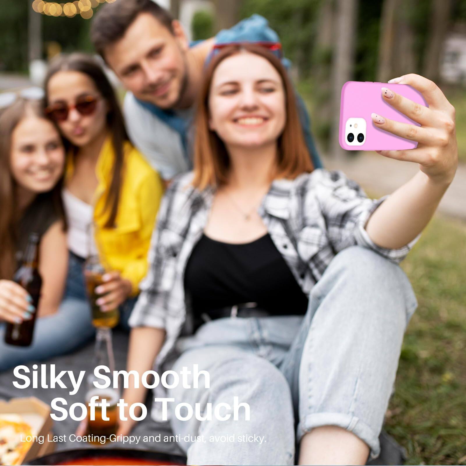 Silky Smooth Soft to Touch

Long Last Coating-Grippy and anti-dust, avoid sticky.