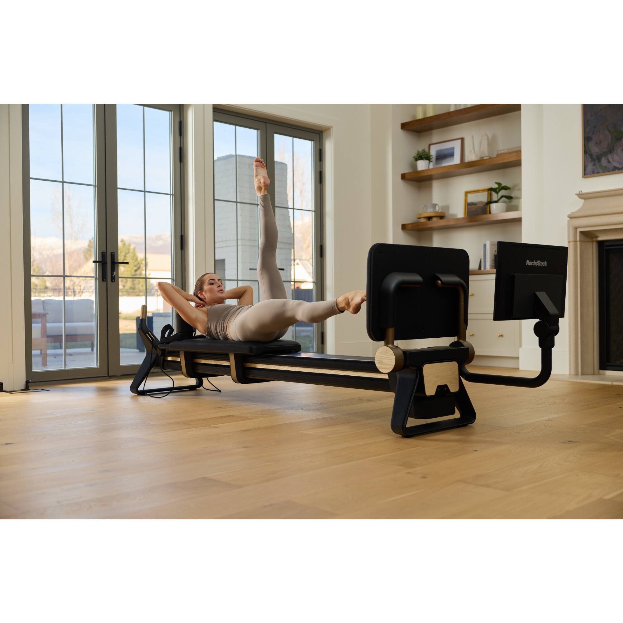 Alt View 7. NordicTrack - NordicTrack Ultra 1 Reformer - Maple Brass.