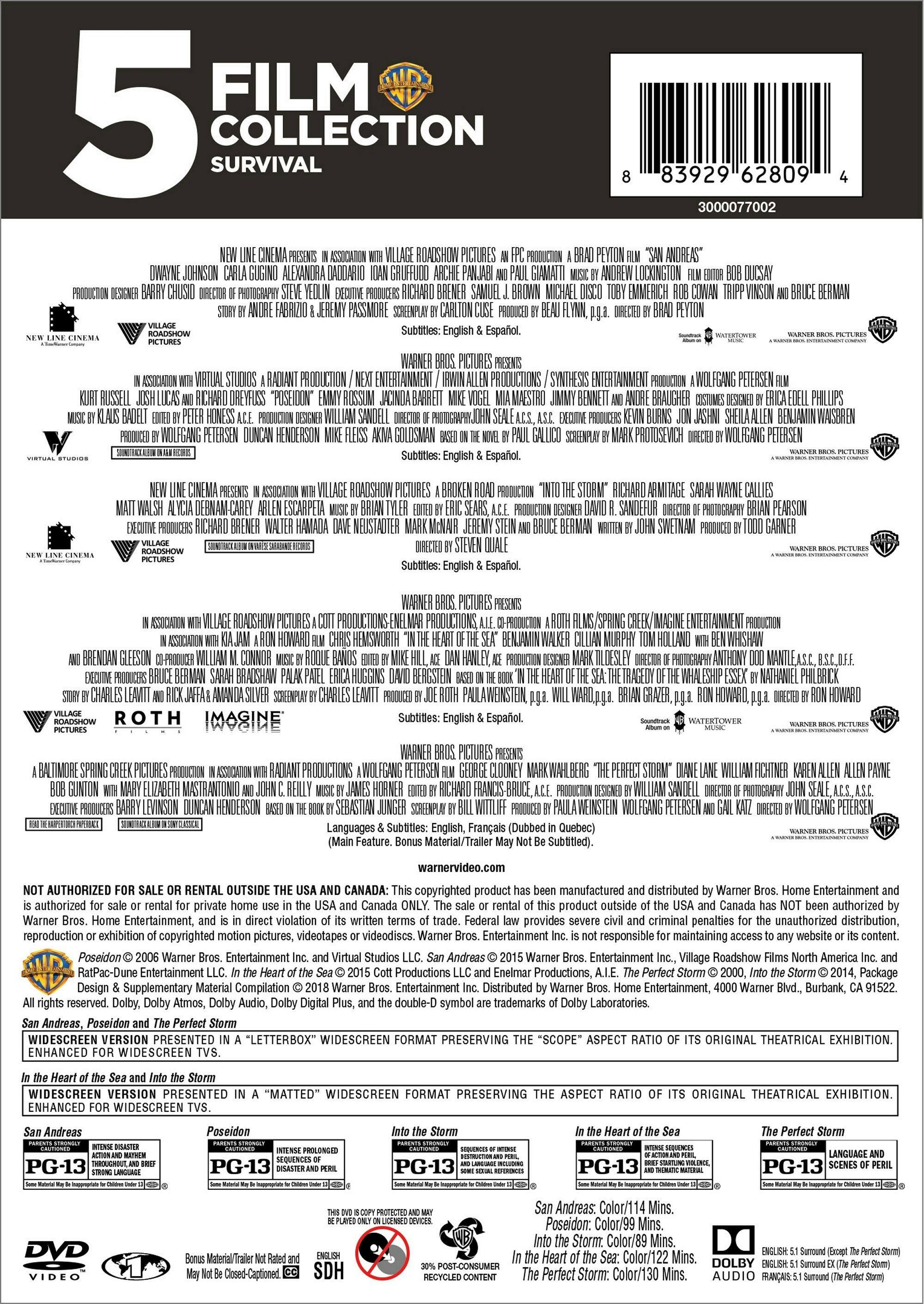 Angle. Survival 5-film Collection (Box Set) [DVD].