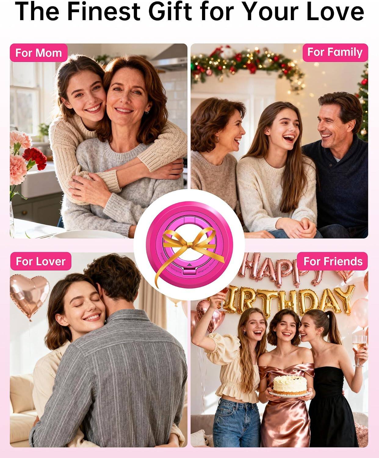 The Finest Gift for Your Love

For Mom

For Family

For Lover

For Friends

HAPPY BIRTHDAY