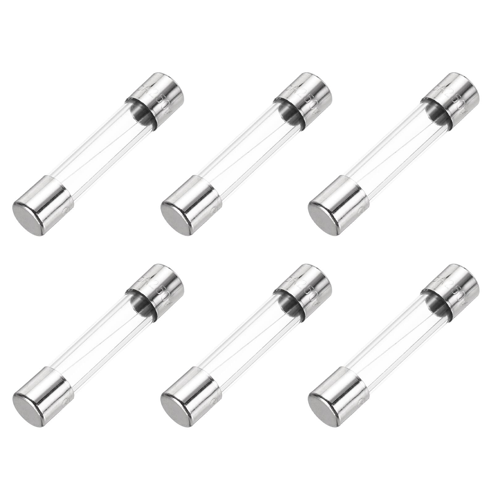Front. Unique Bargains - 2.5A 250V 6x30mm Time Delay Glass Fuse UL Listed Slow Blow Fuse for Home Appliances 6pcs.