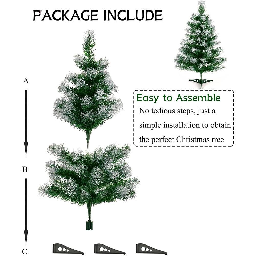 PACKAGE INCLUDE

A  
B  
C

Easy to Assemble  
No tedious steps, just a simple installation to obtain the perfect Christmas tree