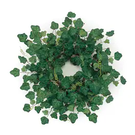 BreeBe - Ivy Leaf Foliage Wreath 19"D - Green