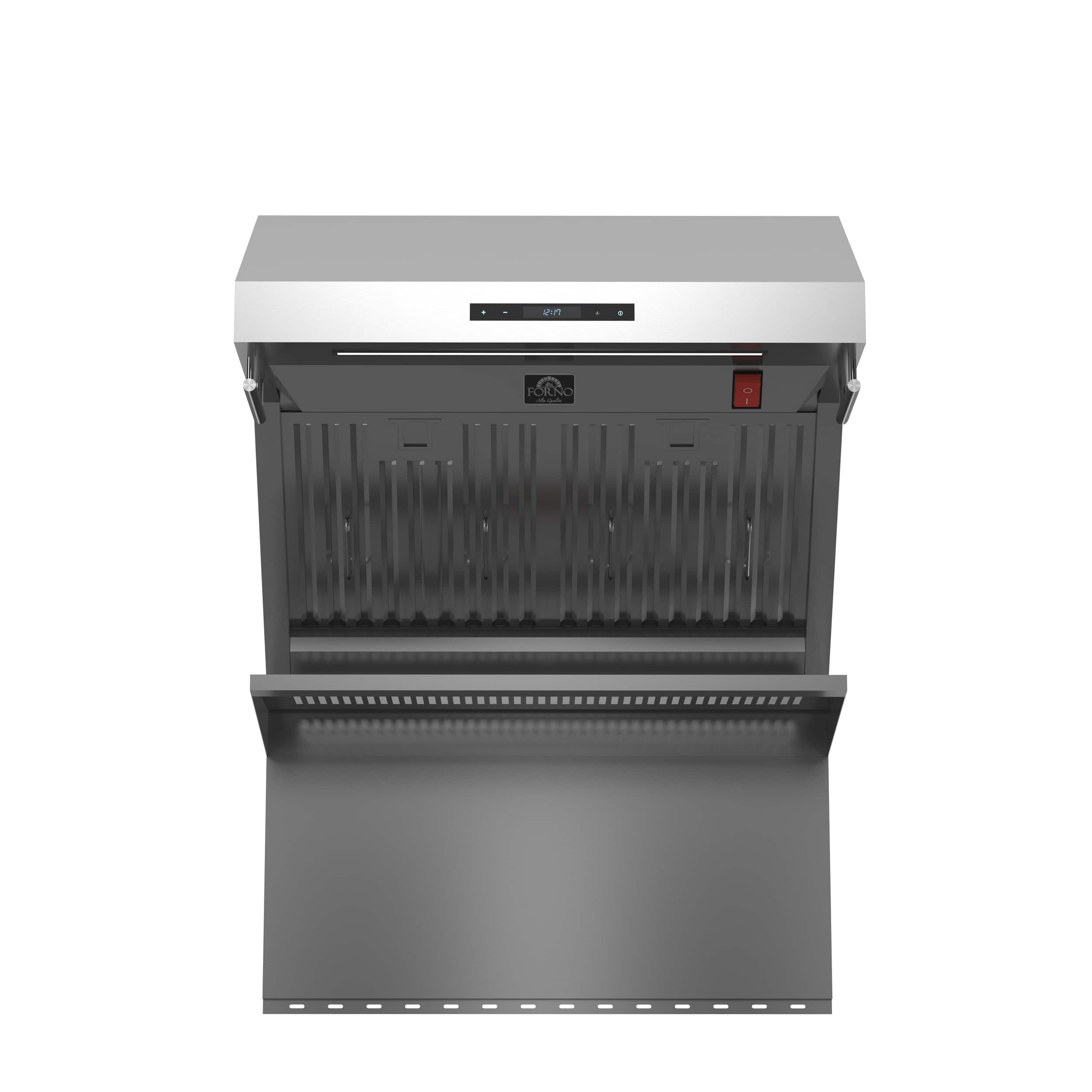 Forno Appliances - 30 inches - Externally Vented - Wall Range Hood - Silver - Front_Zoom