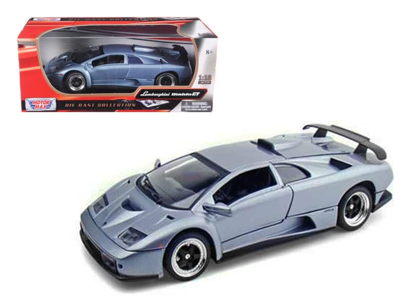 Lamborghini Diablo GT Silver 1/18 Diecast Model Car by Motormax price history on PriceWatchPro