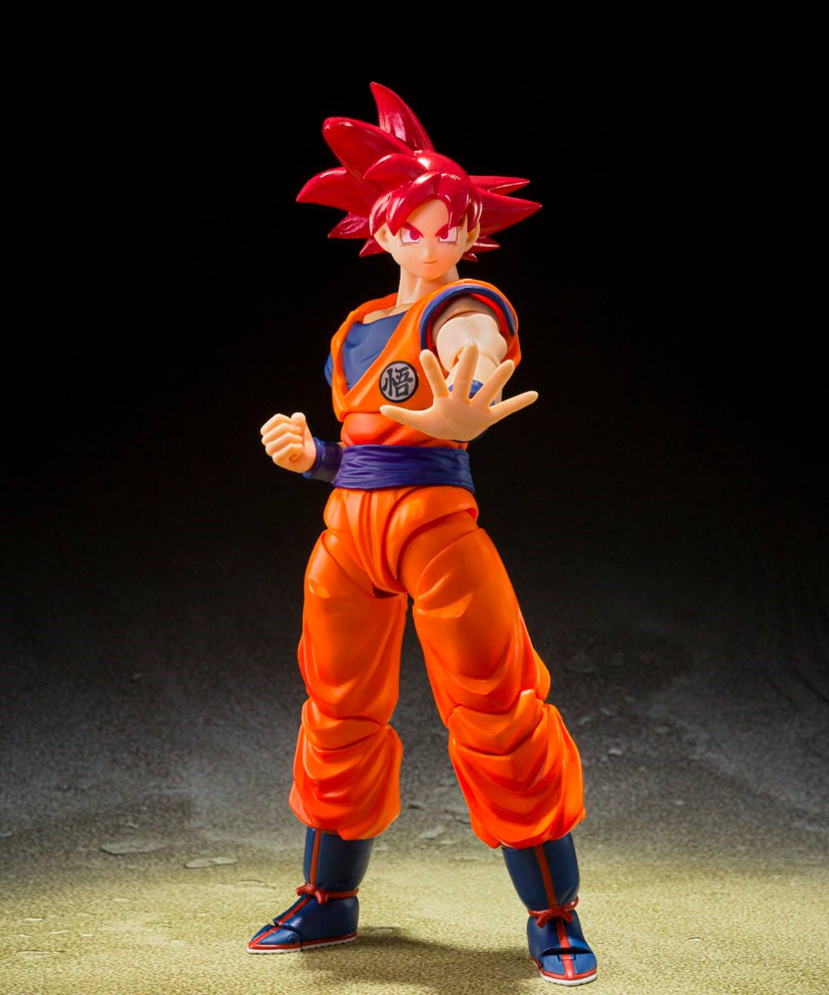 Alt View 15. Bandai - S.H. Figuarts - Super Saiyan God Son Goku - Saiyan God of Virtue  5.5" Figure.