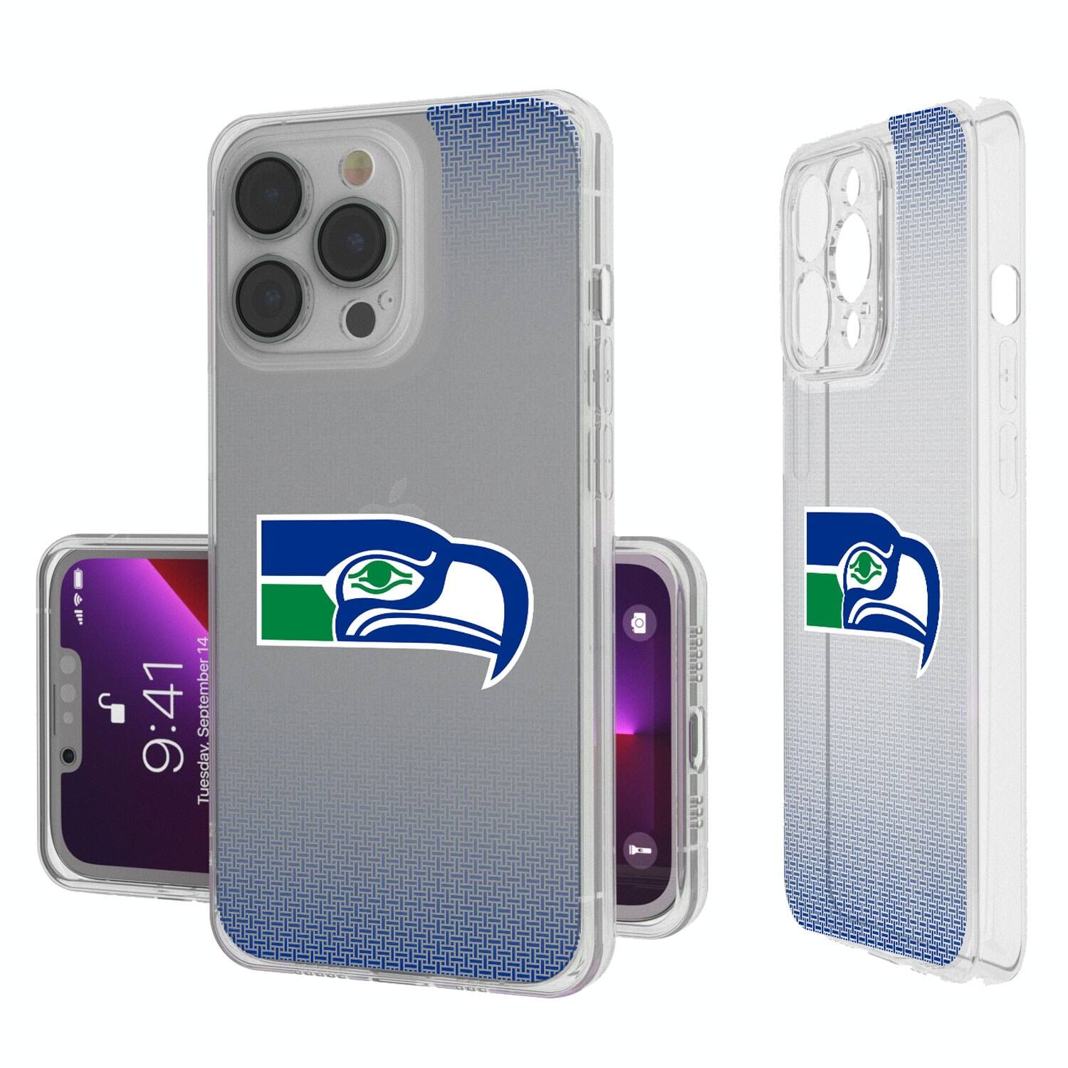 Keyscaper - NFL - Seattle Seahawks Linen Logo iPhone Clear Case - 16 Pro - Multicolor price history on PriceWatchPro