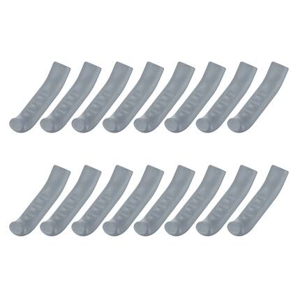 Front. Unique Bargains - Bicycle Brake Lever Covers, Brake Grips Anti-Slip Sleeve, 1 Pair Silicone - Fitting for MTB/Road/Cycling/Universal Lever - Gray.