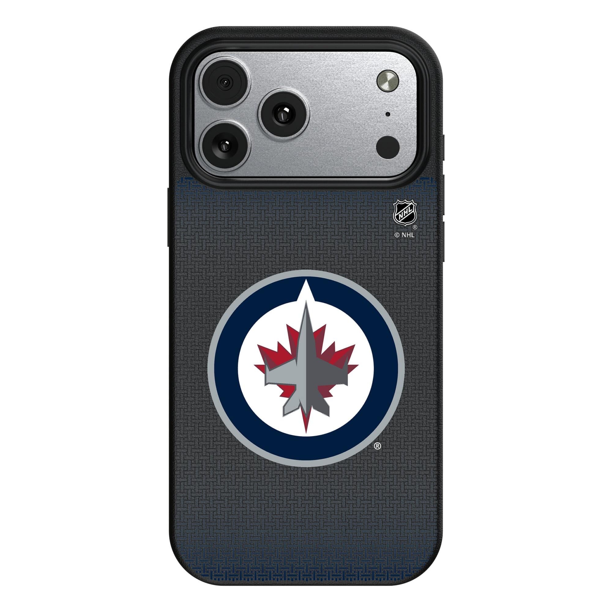 Keyscaper - NHL - Winnipeg Jets Linen Logo iPhone Magnetic Bump Case - 17 - Black price history on PriceWatchPro