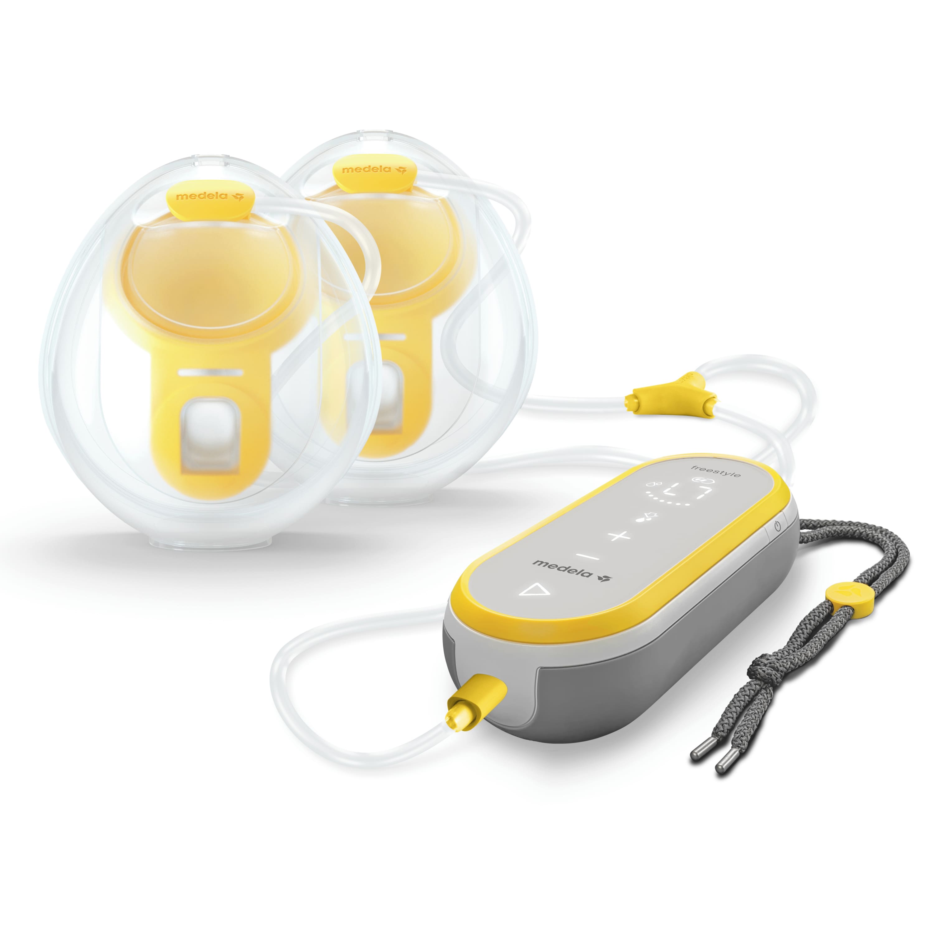 Front. Medela - Freestyle™ Hands-free Double Electric Breast Pump - Gray.