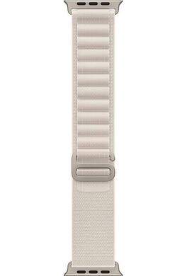 Apple - Watch Band - Alpine Loop (49mm) - Starlight - Small - Off-White