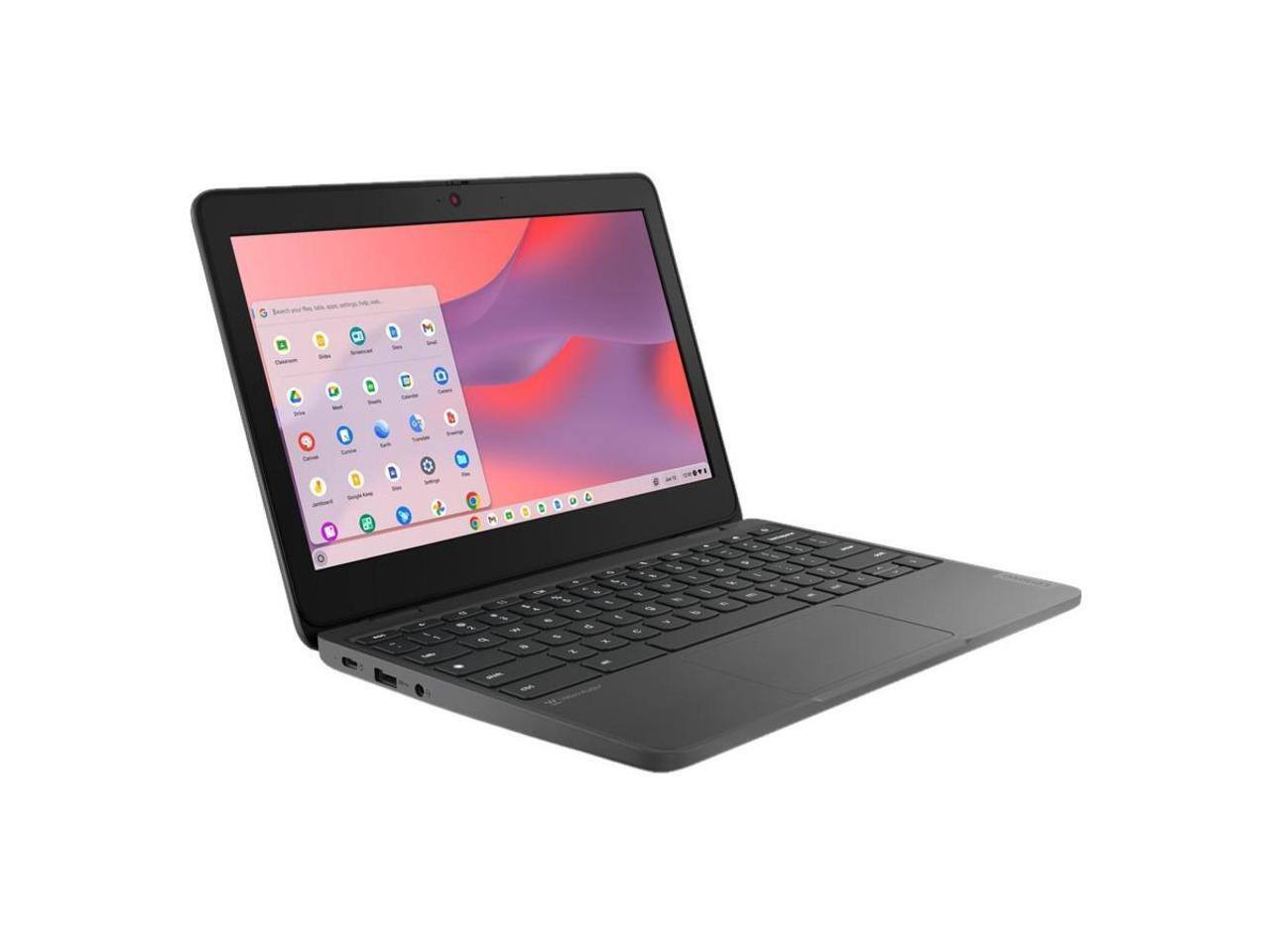Alt View 8. Lenovo - Lenovo 100e Chromebook Gen 4 LTE 11.6" HD - Octa-core ARM - 4 GB RAM - Gray.