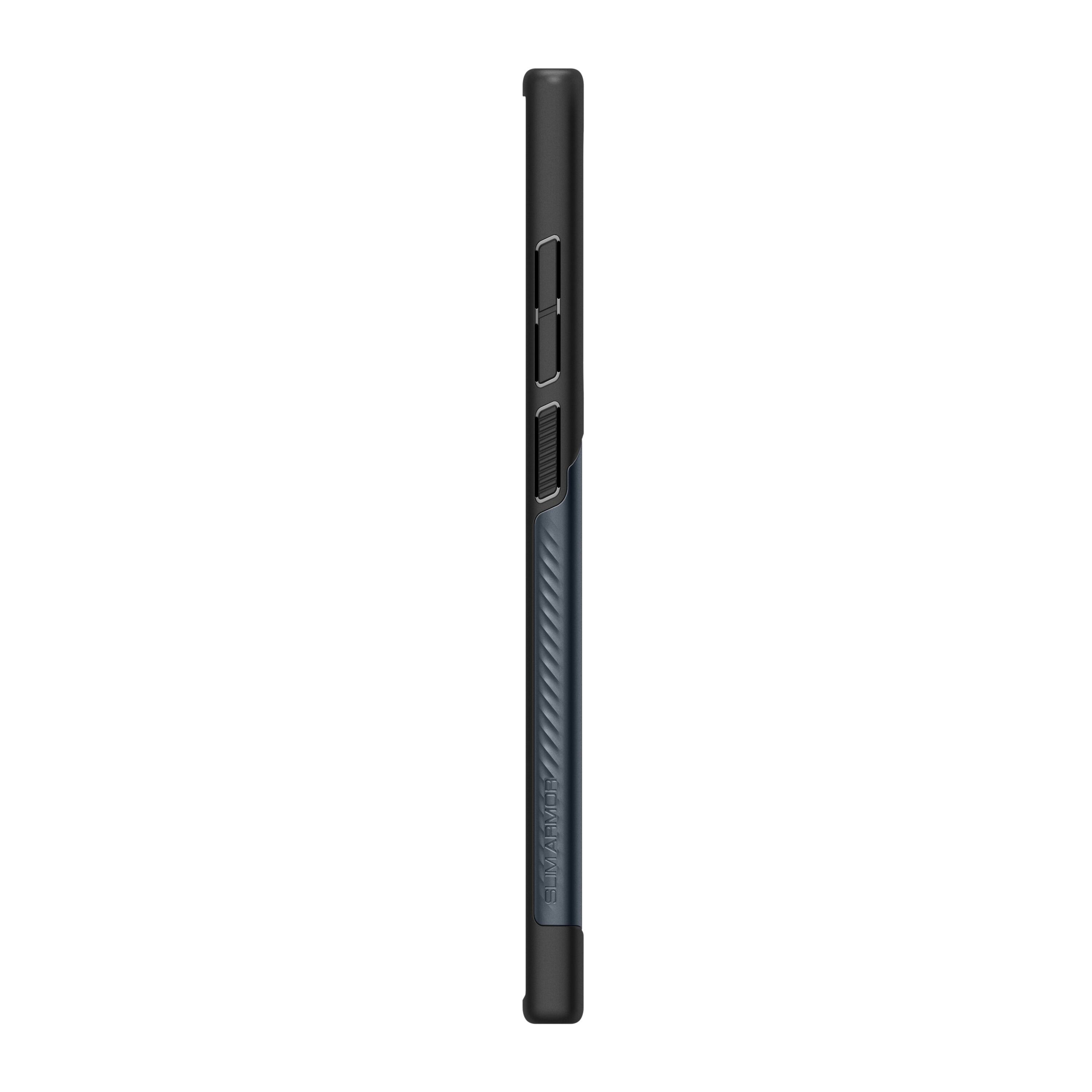 Alt View 1. Spigen - Slim Armor Case for Samsung Galaxy S23 Ultra - Metal Slate.
