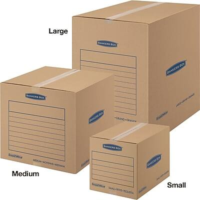 Large  
BANKERS BOX  
GRAND CYLINDER  

Medium  
BANKERS BOX  
MEDIUM-MEDIUM-ADAMIA  

Small  
BANKERS BOX  
SMALLER-PRODGA