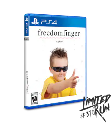 PS4 freedomfinger LR-PXXX a game MATURE 17+ Limited Run ESRB - M (Mature 17+)