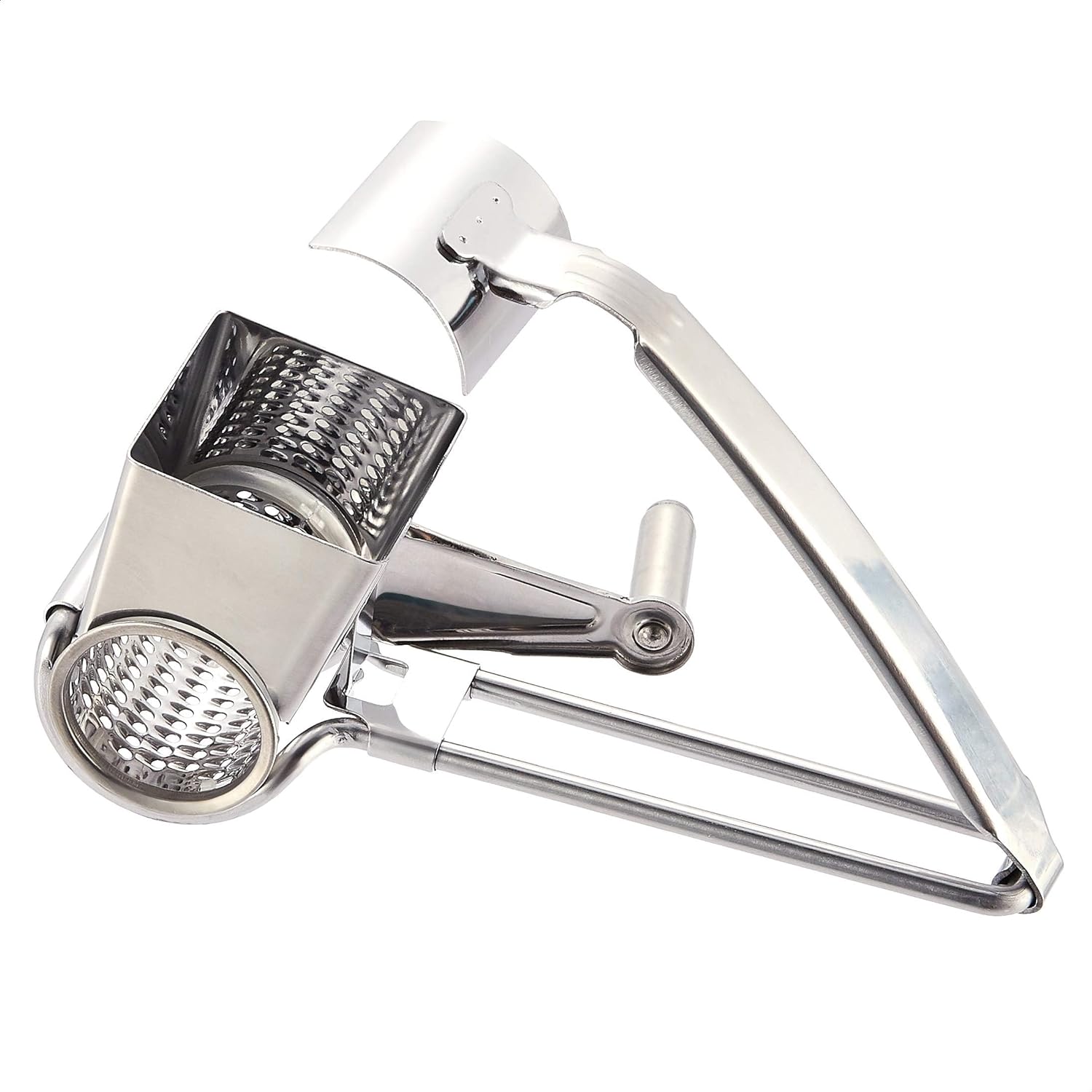 Back. Giantpower - Stainless Steel Single Drum Rotary Cheese Grater.
